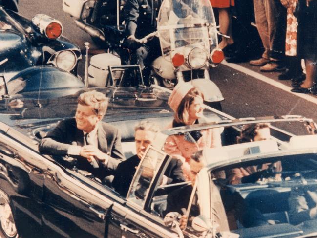 JFK in Dallas just before his assassination. Picture: Supplied