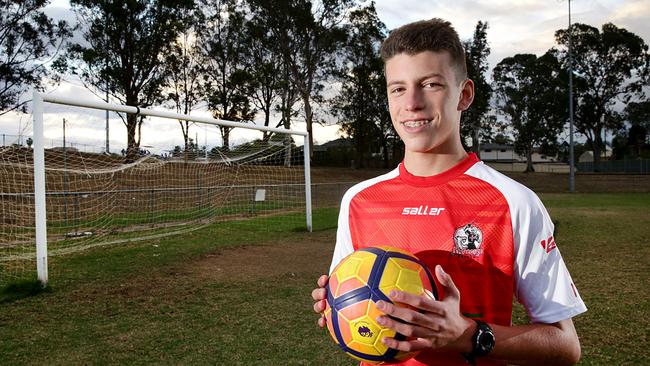 Sebastian Cerecedo has played soccer since he was four years old. Picture: Carmela Roche