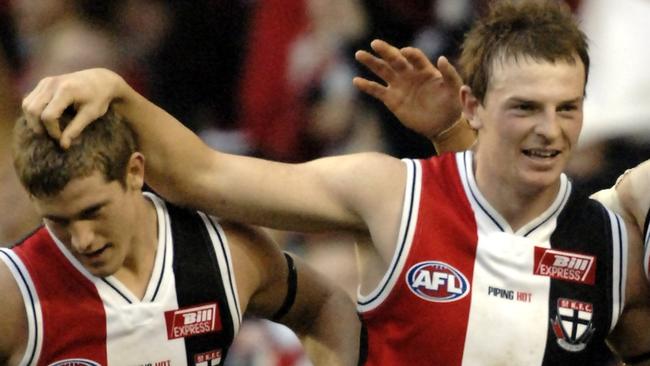 Nick Dal Santo, Brendon Goddard. Telstra Dome.