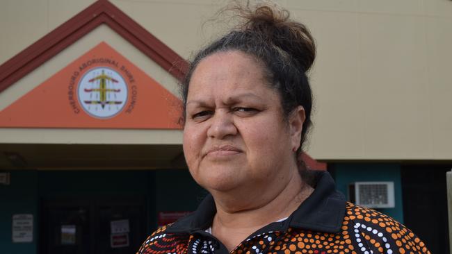 Elvie Sandow has been sworn in as the first female mayor of Cherbourg Shire Council. Photo: Michael Monk