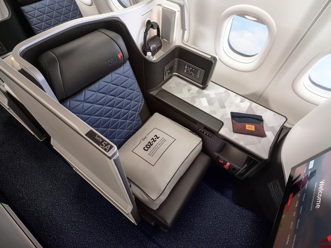 Delta One business class on the Airbus A330-900.