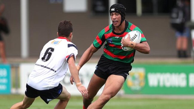 South Sydney's Joseph Suaalii has yet to test himself against men in a game.