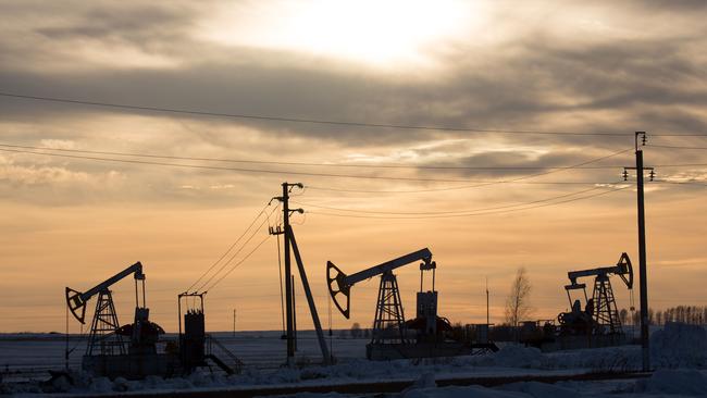 An oilfield near Almetyevsk, Tatarstan, Russia. Picture: Bloomberg