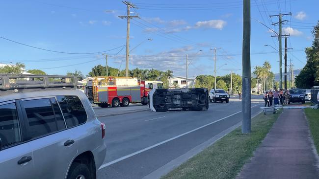 Hugh St crash, Currajong. May 8.