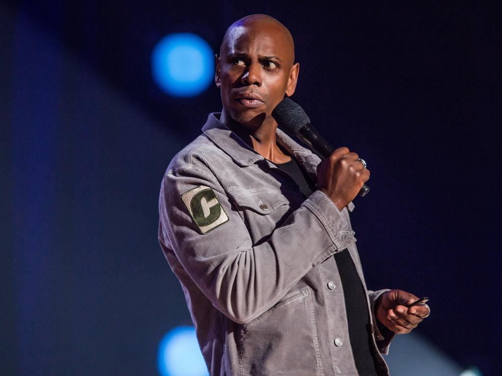 DChappelle in a scene from the Netflix stand-up special <i>Dave Chappelle: Equanimity</i>. Picture: Netflix.