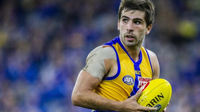 Andrew Gaff has been in frightening form for the Eagles who have moved to 5-3. Picture: Tony McDonough (AAP).