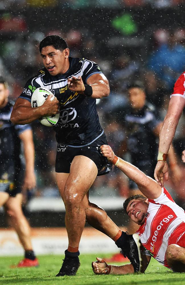 Jason Taumalolo started the 2019 season in emphatic fashion. Picture: Zak Simmonds