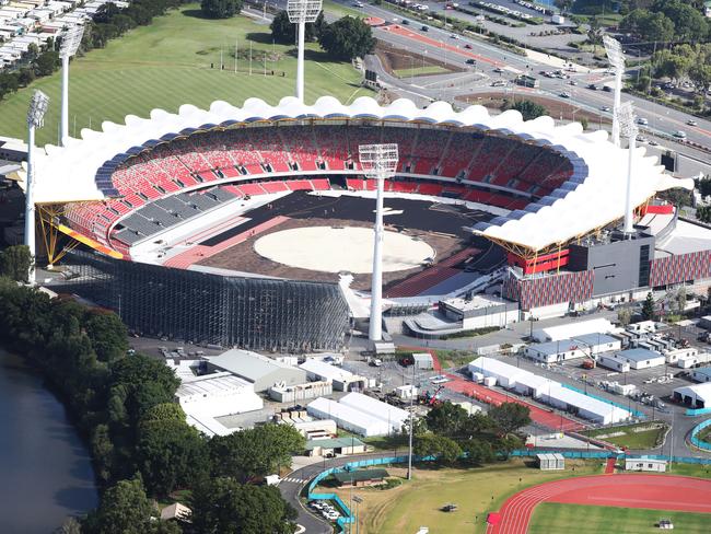 Metricon Stadium, Commonwealth Games opening ceremony venue. Picture: Nigel Hallett