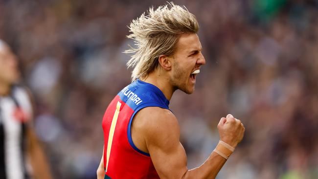 Kai Lohmann has enjoyed a breakthrough year with the Brisbane Lions. Picture: Michael Willson/AFL Photos via Getty Images