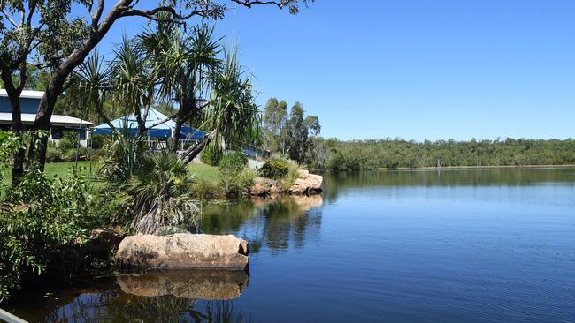 De Lago Resort on Lake Bennett. Picture: Katrina Bridgeford.