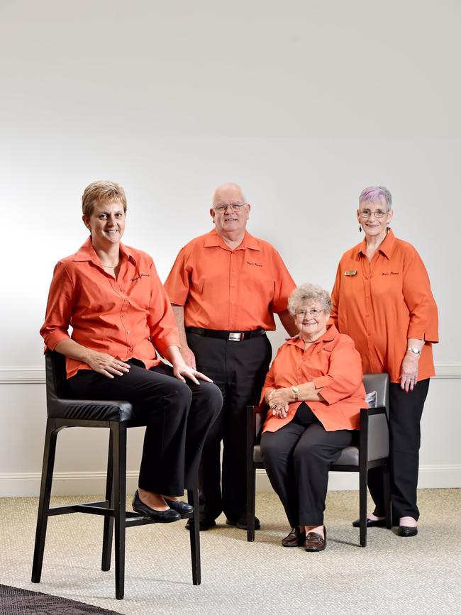 Elsie's Retreat Project members, Oana McBride, Peter Hurley, Judy Maudsley & Margaret Pearce. Picture: Troy Snook