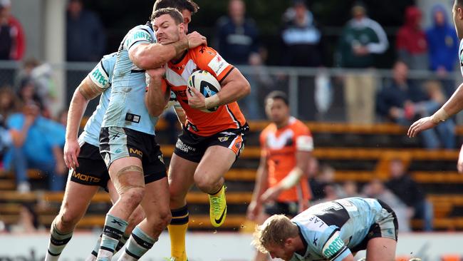 Jy Hitchcox pictured for Wests Tigers. Pic: Sam Ruttyn