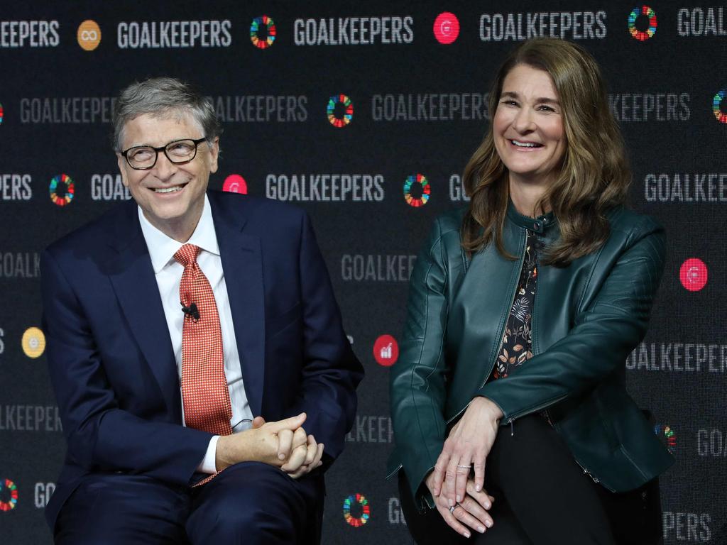 Bill and Melinda Gates announced that they will divorcing after 27 years of marriage. Picture: Ludovic Marin/AFP