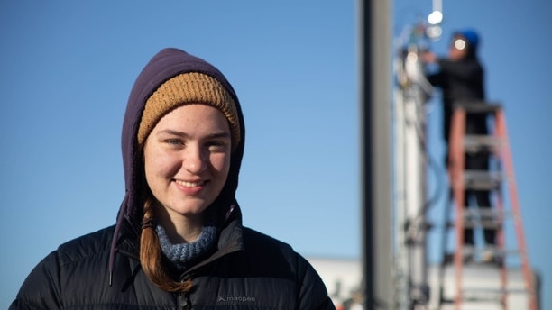 WILL KING COLUMN - Madeleine Bardy in the Mojave Desert in the US. PictureMadeleine Bardy