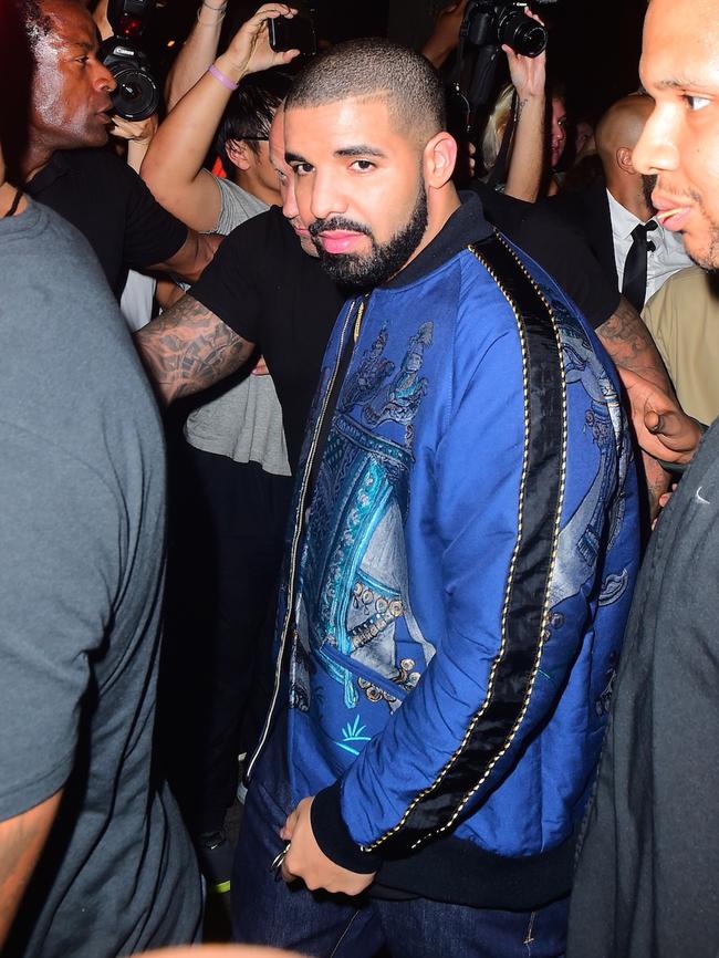Rihanna and Drake arrive to Up and Down nightclub in the same car at 3am after a private dinner. Picture: Splash