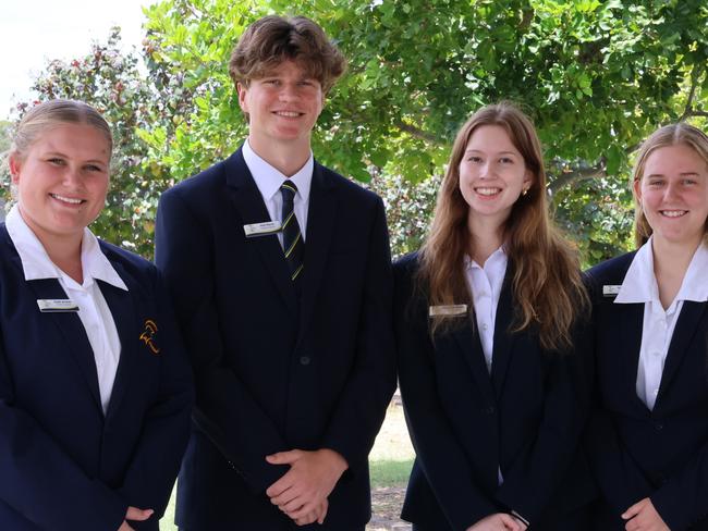 Ormeau Woods State High School 2025 Captains L-R: Faith Archer, Arki Marsh, Vanessa Kimber, Summer Ryan. Picture: Supplied