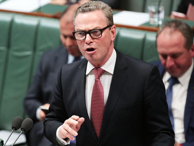 Federal Minister Christopher Pyne hit back labelling State Labor’s attack “galling”. Photo: Stefan Postles/Getty Images