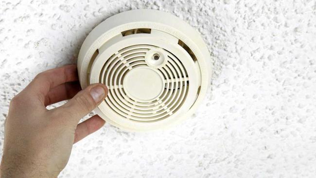 Hand Opening Smoke Detector for Maintenance. Picture: Christine Kublanski