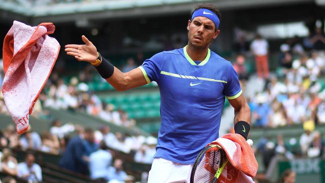 Rafael Nadal explodes at chair umpire French Open 2017 | news.com.au ...