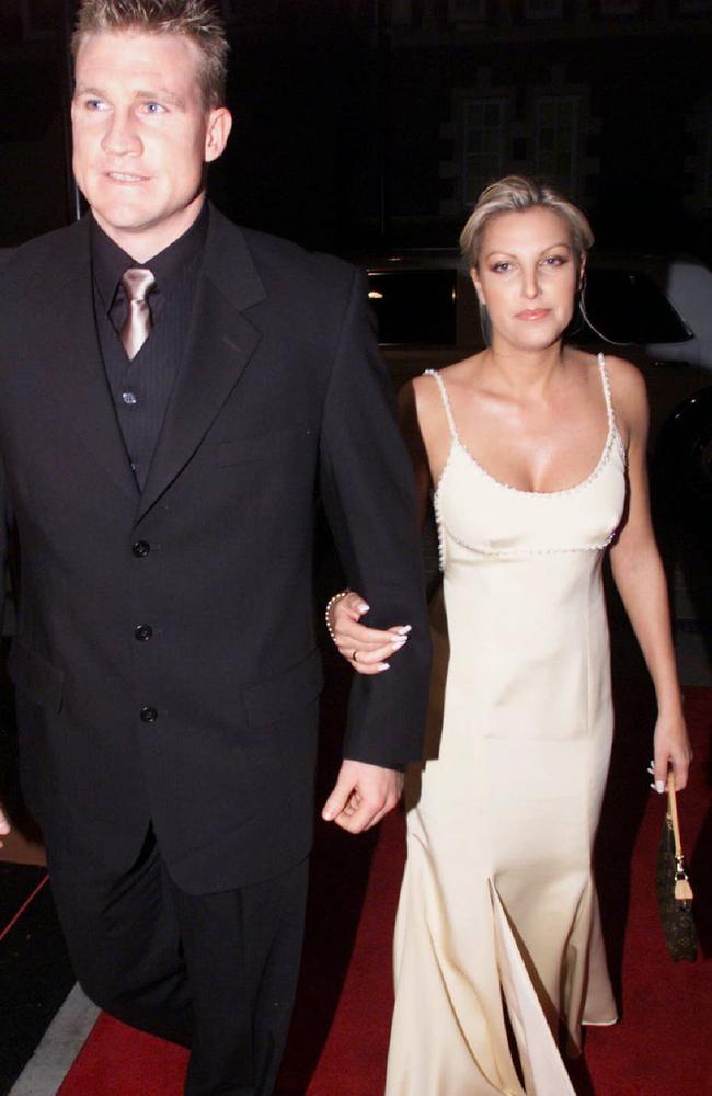 The couple first stepped out together at the 1999 Brownlow. Picture: Michael Dodge