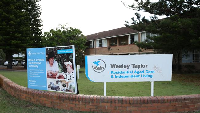 Wesley Taylor Village, aged care facility in Narrabeen on Sydney's northern beaches. Residents and their families were told on Tuesday that the facility would be closing and residents would need to relocate by end May. Britta Campion / The Australian