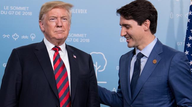 Canadian Prime Minister Justin Trudeau was the incumbent during Donald Trump’s first term in office. Picture: Saul Loeb / AFP
