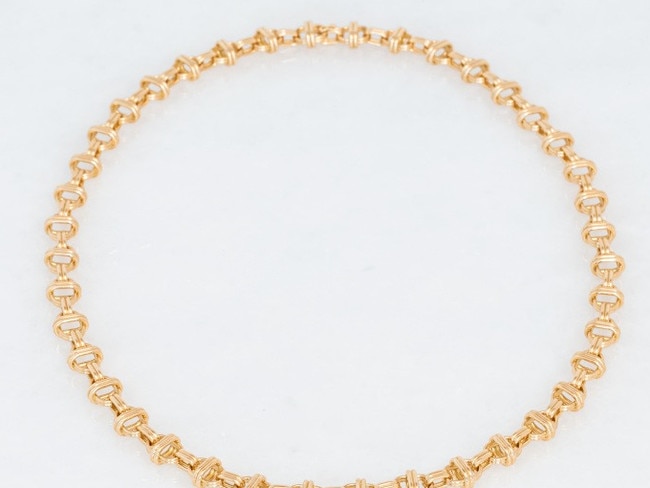 All of Sherman Field’s offerings are made by hand out of solid, 18-karat gold. Photo: Todd-Selby