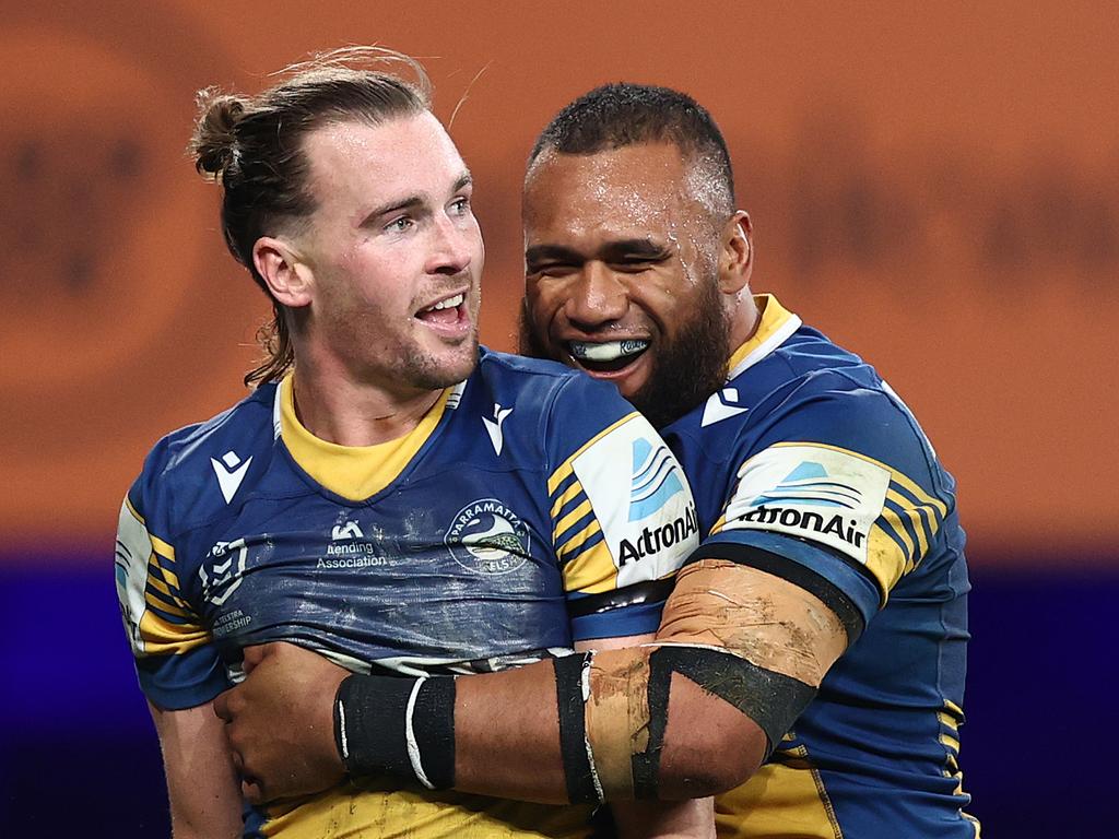 Clinton Gutherson declined to talk about the contractual situation of star prop Junior Paulo. Picture: Cameron Spencer/Getty Images