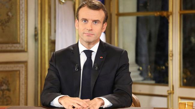 French President Emmanuel Macron. Picture: AFP