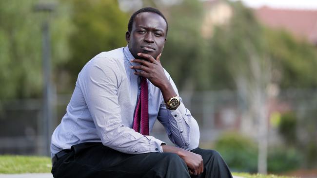 Ring Mayar, chairman of the South Sudanese Community Association. Picture: David Geraghty.