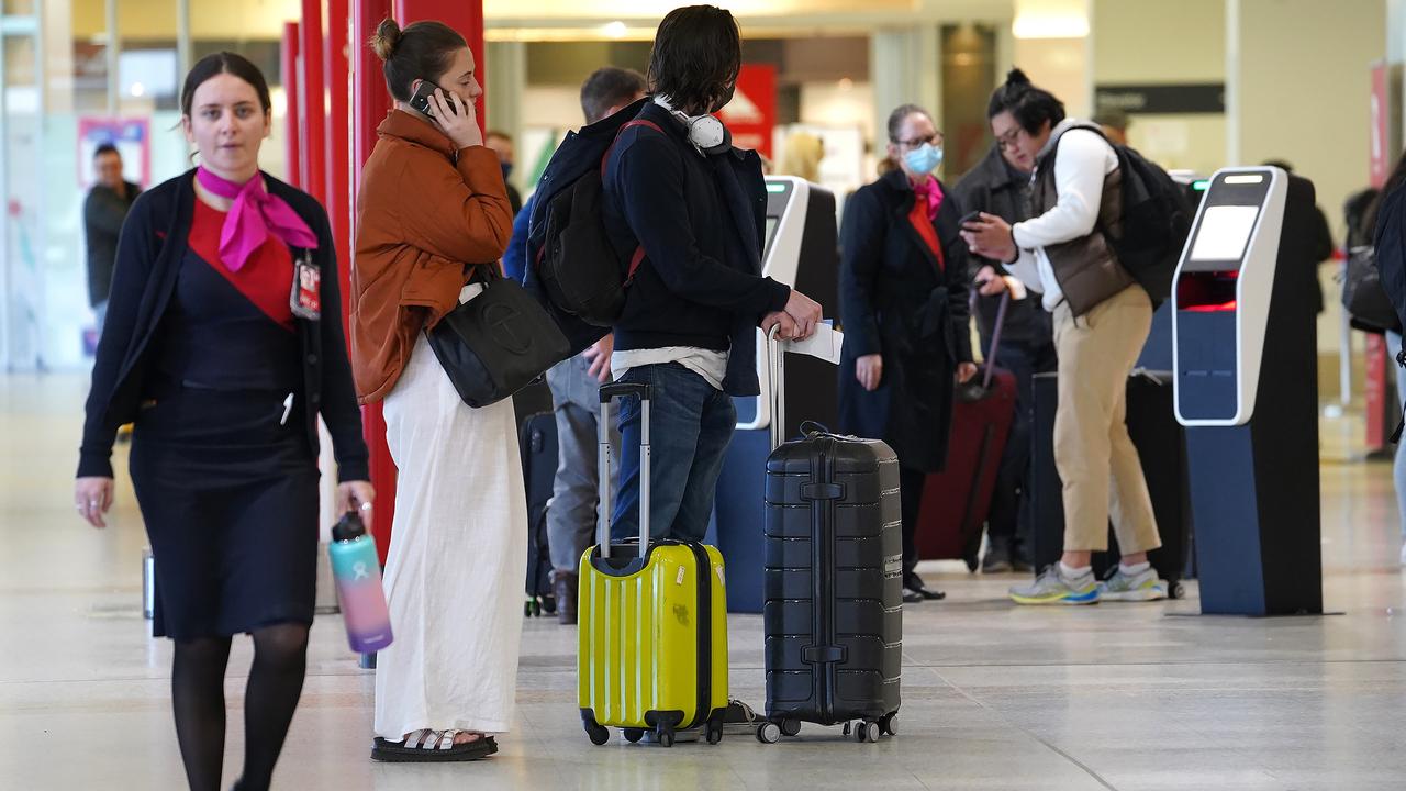 Melbourne Airport is expecting close to 1.5 million people through its gates over the next fortnight. Picture: NCA NewsWire/Luis Enrique Ascui