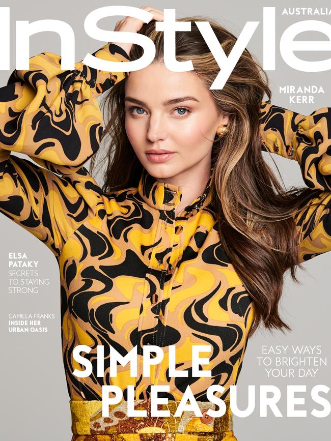 Miranda Kerr on the cover of InStyle magazine. Credit: Nino Munoz for InStyle Australia