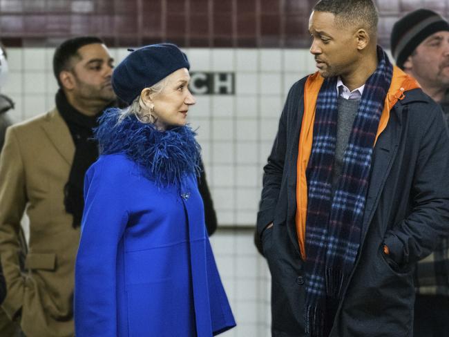 Imagine this casting call. ‘Hey mature-aged actress Helen Mirren, we think you should play death itself’. Picture: Barry Wetcher/Warner Bros. via AP