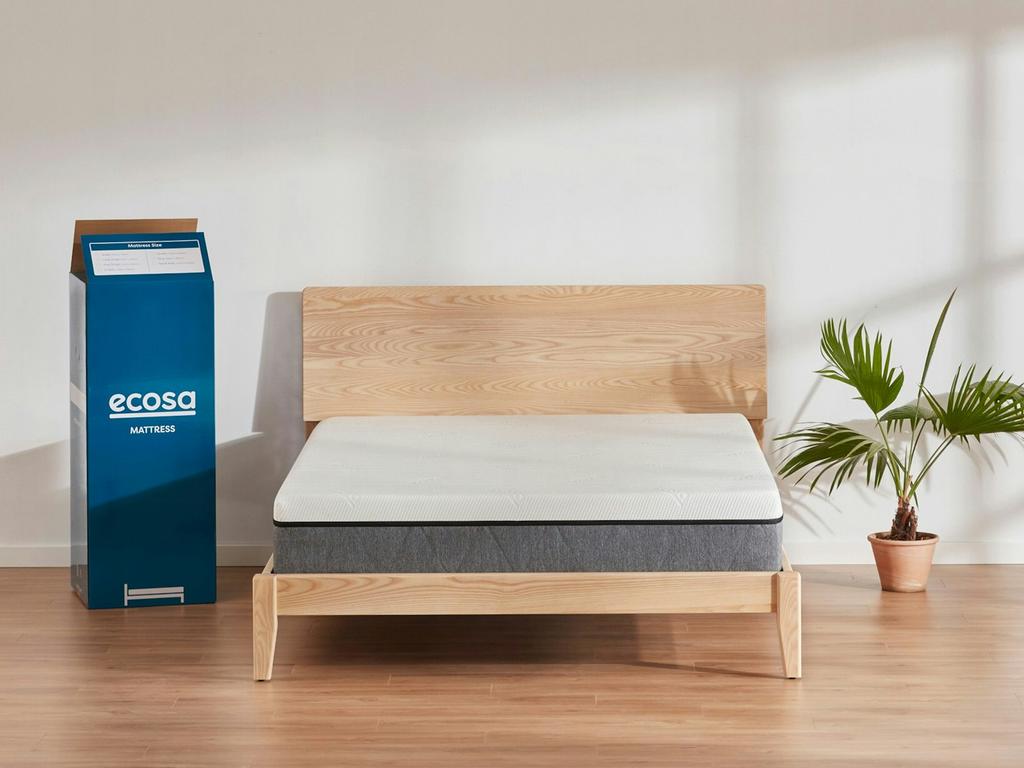 Shoppers say the Ecosa mattress "moulds perfectly to the body". Picture: Ecosa.