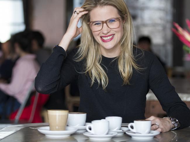 Melbourne coffee consumption habits. Melbourne coffee drinker, Joanne Spain at St Ali in South Melbourne can't decide which coffee to have  out of the array of different options available . Picture: Sarah Matray