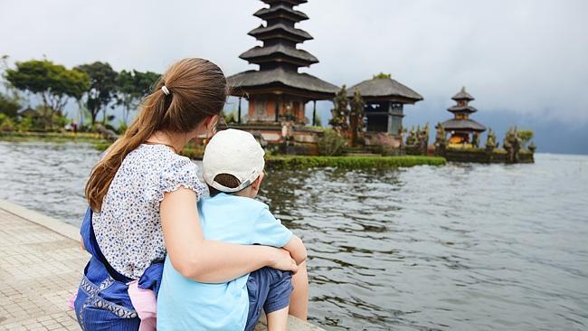 Bali is popular as an affordable and accommodating place for parents to take their kids.