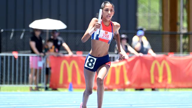 Queensland Little Athletics State Relay Championships. Saturday December 2, 2023. Picture, John Gass