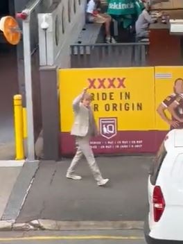 Hollywood actor Owen Wilson spotted on Caxton Street