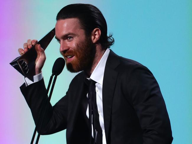 Chet Faker accepts the award for Best Male Artist ... wait, what award was it?