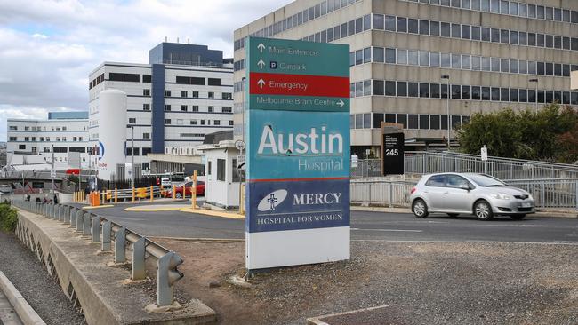 The Austin Hospital on Studley Road Heidelberg. Picture : Ian Currie