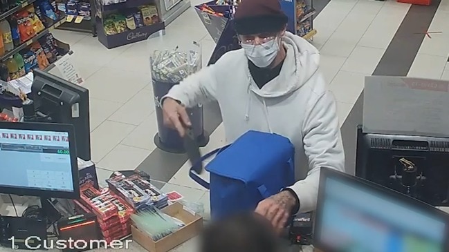 CCTV footage captures terrifying armed robbery at Southport.