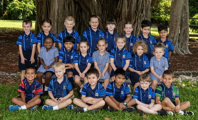 Victoria Park State School Prep B Back Row: Jyxen, Constance, Jaxxon, Grace, Isabelle, Olivia, Mason, Kohden Middle Row: Tinaye, Anuhitha, Rosie, Addison, Harmony-Rose, Elowen, Phoebe Front Row: Isaiah, Quincy, Jayden, Isaac, Leyland, Jomen Picture: Michaela Harlow