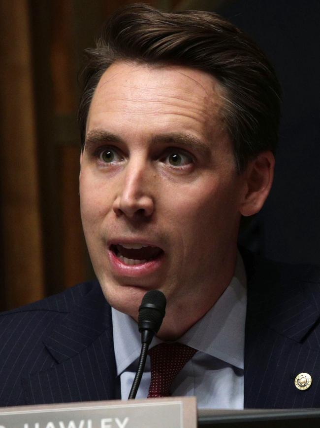 Josh Hawley. Picture: AFP