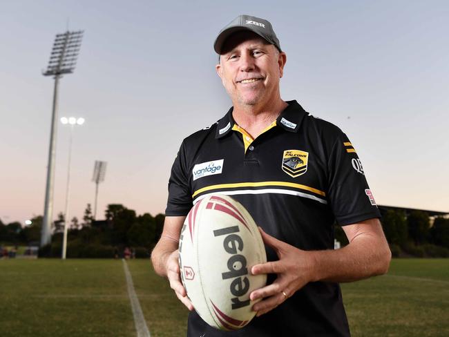 Sunshine Coast Falcons head coach Brad Henderson. Picture: Patrick Woods.