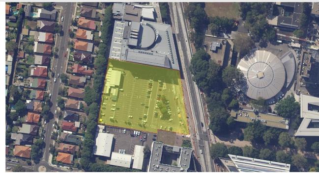 The car park at Kensington, which Iglu and UNSW want to turn into a giant student accomodation precinct. Picture: Supplied