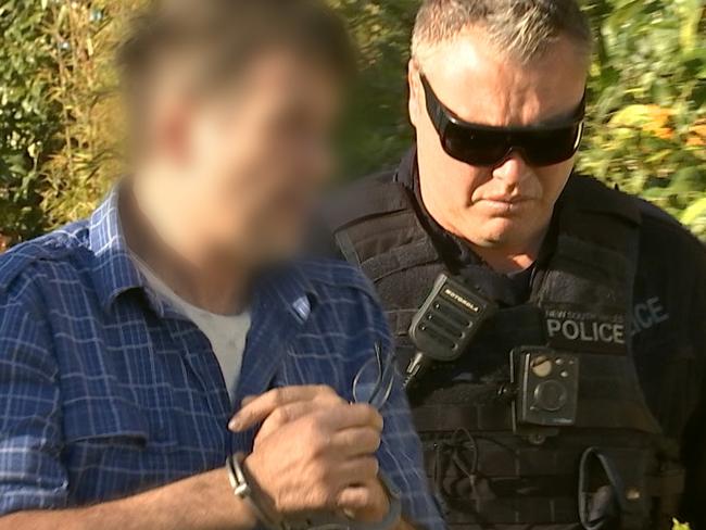 The man was arrested in Kiama this morning. Picture: NSW Police Force.