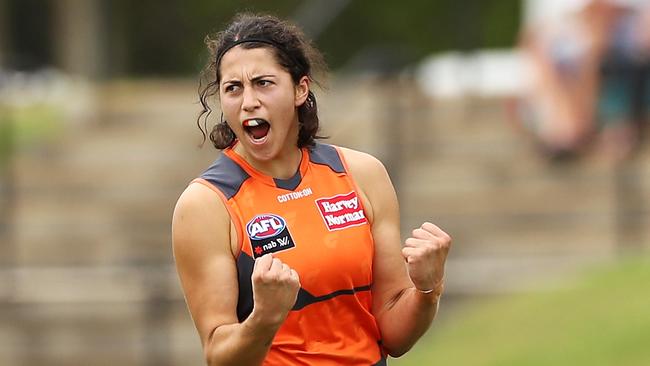 Rebecca Privitelli was the star for GWS Giants in their victory over West Coast.