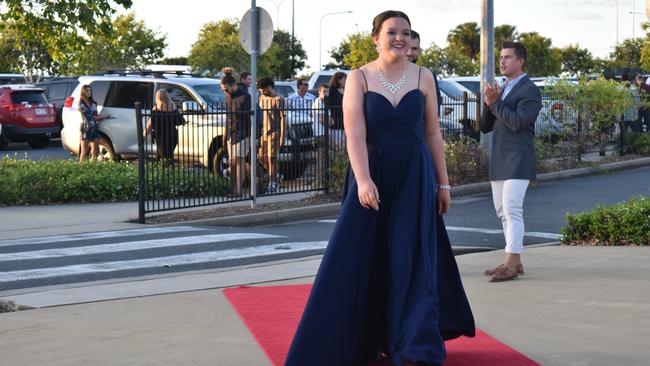 Rhiannon Fitzpatrick at the Mackay Northern Beaches State High School formal, on Saturday October 17. Picture: Zizi Averill