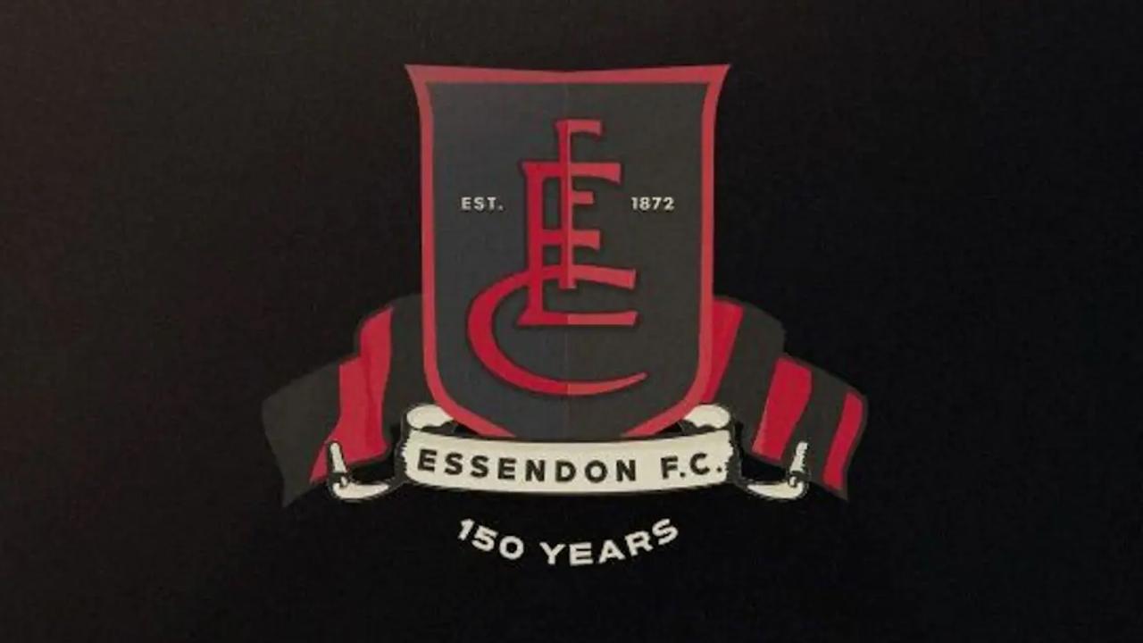 Essendon's special edition 150-year heritage logo