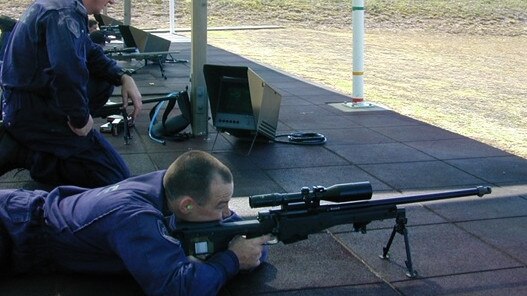 Brett Pennell on the final week of his sniper’s course back in 1999.